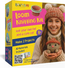 CRAFTILOO Knitting Kit for Kids – Beginner Knitting Kit to Make a Hat & Cat – Quick Knit Loom Kit with Yarn, Tools & Instructions – Knitting for Beginners Kit for Girls & Boys Ages 8+ by TinyTreasures Baby Boutique