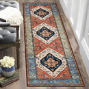 Lahome Boho 2x5 Hallway Runner Rug - Non-Slip Low-Pile Kitchen Washable Runner Oriental Distressed Throw Bathroom Rug Carpet for Entrance Bedroom Laundry Room by TinyTreasures Baby Boutique