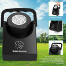 Bubble Machine Automatic Bubble Blower for Kids Batteries Operated Portable Bubble Maker Electric Bubble Machine Adjust Angle by 90° Indoor Outdoor Toy for Birthday Party Wedding (Portable Black) by TinyTreasures Baby Boutique