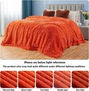 GONAAP Fuzzy Faux Fur Throw Blanket Orange Super Soft Cozy Plush Fuzzy Shaggy Blanket for Couch Sofa Bed (Orange, Throw(50"x60")) by CozyNest Decor