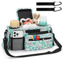 Accmor Universal Stroller Organizer with Insulated Cup Holder Detachable Phone Bag and Shoulder Strap,Stroller Bag Caddy Organizer Fits for Uppababy, Baby Jogger, Britax Strollers by TinyTreasures Baby Boutique