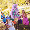 WERNNSAI Mermaid Piñata - Mermaid Party Supplies Piñata Bundle with Blindfold and Bat for Girls Kids Ocean Theme Birthday Party Game Carnival Activity Decorations (16.7" x 12.2" x 3.1") by TinyTreasures Baby Boutique