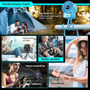 2 Pack Multifunctional Portable Stroller Fan 4 Speed 6600rpm High Speed Usb Rechargeable Personal Mini Handheld Fan Extended Tripod for Desktop Winding Kids Bed Treadmill Bike Golf Cart Outdoor Travel by TinyTreasures Baby Boutique