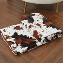 RYNGHIPY Lightweight Soft Cow Print Throw Blanket - Warm Coffee Throw for Baby Kids Girls Boys Adults (51''x63'') by CozyNest Decor