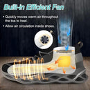 Shoe Dryer and Deodorizer with Timer - Shoes Boots Socks Gloves Dryer Warmer, Adult-Foot-Shaped | No Noise | Strong Wire | US Plug (PM20) by CozyNest Decor