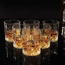 KANARS Whiskey Glasses Set of 6 with Elegant Gift Box,10 Oz Premium Old Fashioned Crystal Glass Tumbler for Liquor, Scotch, Cocktail or Bourbon Drinking, Gifts for Birthday Wedding Anniversary by CozyNest Decor
