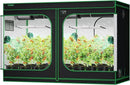 VIVOSUN S105 10x5 Grow Tent, 120"x60"x80" High Reflective Mylar with Observation Window and Floor Tray for Hydroponics Indoor Plant for VSF6450 by GreenHaven Gardens