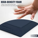 Patio Chair Cushions 24 X 24 X 5 Inch Waterproof Outdoor Seat Cushions for Patio Furniture, Outdoor Sofa Couch Pads with Ties & Handle, Set of 2, Navy Blue by GreenHaven Gardens
