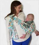 Lite-on-Shoulder Ring/Pouch Baby Sling Fish Tail by TinyTreasures Baby Boutique