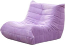 Bean Bag Chairs for Adults Giant Bean Bag Chair Memory Foam BeanBag Chair Big Bean Bag Sofa with Filler Faux Fur Fireside Beanbags Lazy Sofa for Living Room Bedroom Dorm Office (Purple Corduroy) by CozyNest Decor