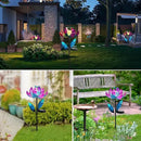 Outdoor Garden Decor Solar Spinners Lights - Metal Wind Spinner Solar Lights for Yard, Patio, Garden Lawn Oranments by GreenHaven Gardens