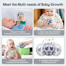 MCGMITT Baby Rattle Teething Toy, Easy Grasp Silicone Infant Ball, BPA Free Non-Toxic Soft Baby Sensory Ball Bath Toy, Motor Skills Toy, Montessori Early Educational Toy, Gift for Age Newborn and Up by TinyTreasures Baby Boutique
