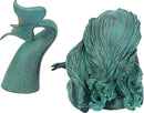 Design Toscano Meara the Mermaid Swimmer Indoor/Outdoor Garden Statue for Patio, Pool or Lawn, 16 Inches Wide, 7 Inches Deep, 7 Inches High, Handcast Polyresin, Green Verdigris Finish by GreenHaven Gardens