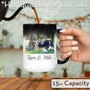 Personalized Coffee Mug, Magic Color Changing Photo Text 15 Oz Ceramic Mug, Customized Picture Name Tea Cup, Custom Fathers Day Mug, Taza Cafe Personalizadas Fotos,Gifts Women Men Mom, Black CC by TinyTreasures Baby Boutique