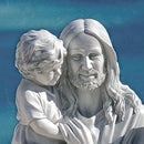Design Toscano He Loves the Little Children Indoor/Outdoor Holy Religious Garden Statue, 28 Inches High, Cast Stone Resin, Antique Stone Finish by GreenHaven Gardens
