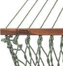 Hatteras Hammocks Deluxe Meadow Duracord Rope Hammock with Free Extension Chains & Tree Hooks, Handcrafted in The USA, 450 LB Weight Capacity, 13 ft. x 60 in by GreenHaven Gardens