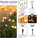 TONULAX Solar Garden Lights - New Upgraded Solar Swaying Light, Sway by Wind, Solar Outdoor Lights, Yard Patio Pathway Decoration, High Flexibility Iron Wire & Heavy Bulb Base, Warm White(2 Pack) by GreenHaven Gardens