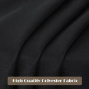 sancua 10 Pack Black Tablecloth 60 x 84 Inch, Rectangle Table Cloth for 4ft Tables - Stain and Wrinkle Resistant Washable Polyester Table Cover for Dining Wedding Banquet Party Buffet Restaurant by CozyNest Decor