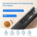 Waterdrop Gravity-fed Water Filter System, with Upgrade 3 Black Carbon Filters and Metal Spigot, 9000 Gallon Longer Lifespan and 150% Faster Flow, King Tank Series, 2.25G by CozyNest Decor