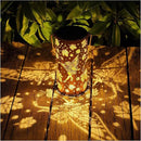 Fairy Solar Lanterns Outdoor Hanging Maple Leaf Decor Lantern,Waterproof Hollow Out Metal Decorative Garden Light,Graceful Decoration for Patio,Landscape,Walkway,Festival by GreenHaven Gardens