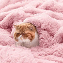 Bedsure GentleSoft Fluffy Pink Blankets Queen Size for Bed, Thick Sherpa Faux Fur Fleece Fuzzy Plush Winter Warm Heavy Soft Full Queen Blankets, Bedroom Decor Pink Gifts Cozy Gifts for Women, 90x90 by CozyNest Decor