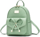 I IHAYNER Girls Bowknot Cute Leather Backpack Mini Backpack Purse for Women by TinyTreasures Baby Boutique