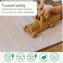 Lillefolk Baby Play Mat for Floor – 6x6ft Dusk | Soft Non Toxic Premium EVA Foam Tiles for Tummy Time, Crawling & Playroom – Waterproof Interlocking Floor Mat for Babies & Toddlers (9 Tiles) by TinyTreasures Baby Boutique