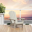 Westin Outdoors Laguna WO Home Outdoor Adirondack Folding Chair Lounger Seat Traditional Retro Home Furniture for Beach, Balcony, Backyard, Lawn, Patio, Pool, Deck, Garden (Sand) by GreenHaven Gardens