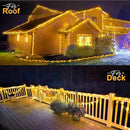 KNONEW 600ft 1500 LED Christmas String Lights Outdoor Green Wire 8 Modes & Timer Fairy Light Plug in Waterproof Patio Lights for Xmas Yard Tree Wedding Party Holiday Decorations (Warm White) by GreenHaven Gardens