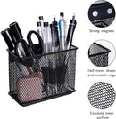 dedoot Minimalist Black Magnetic Pen Holder, 4.7x2.3x3.7inch Strong Mesh Magnetic Holder for Whiteboard Marker, Refrigerator, Locker by CozyNest Decor
