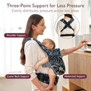 Momcozy Baby Carrier - Ergonomic, Cozy and Lightweight Carrier for 3-24 Months, Effortless to Put On, Ideal for Hands-Free Parenting, Enhanced Lumbar Support, Starry Night by TinyTreasures Baby Boutique