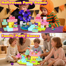Magnetic Blocks Building Cubes, Magnetic Tiles Kids Montessori Sensory Toys & Games for 3 4 5 6 7 8 9 10 11 12 13 Year Old Boys Girls, Kids Toddler Halloween Decorations Party Favors Birthday Gifts by TinyTreasures Baby Boutique