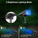 Solar Spot Lights Outdoor, Blue Solar Spotlights Landscape Lights with IP65 Waterproof 20 LEDs for Garden Path Yard Holiday Decoration 4 Pack by GreenHaven Gardens