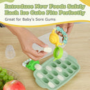 Baby Fruit Feeder & Baby Breastmilk Popsicle Molds-WAJIAYON Silicone Babies Food Freezer Tray Storage Containers, Infant Food Pacifier Feeder and Teether Infant Teething Feeders by TinyTreasures Baby Boutique