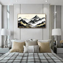 amatop Large Framed Canvas Wall Art Modern Abstract Mountain Landscape Art Print Zen Minimalist Artwork Black and White Decorative Motivational Picture for Office Living Room Bedroom Decor 48x24 Inch by CozyNest Decor