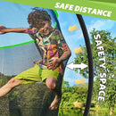 14FT 12FT 10FT 16FT Trampoline with Safety Enclosure, Anti-Rust Coating – ASTM Certified, Heavy-Duty Outdoor Trampoline with Ladder – for Kids & Adults by TinyTreasures Baby Boutique