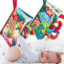 hahaland Baby Books 2PCS - Baby Toys 0-6 Months - Touch & Feel Tummy Time Sensory Soft Books for Babies 0-12 Months, Stroller Travel Toys by TinyTreasures Baby Boutique