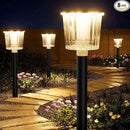 Super Bright Solar Pathway Lights Outdoor Powered 8 Pack,Adjustable Warm&Cool White,Waterproof IP65 Solar Garden Decor Landscape Lighting Outside for Front Yard/Patio/Walkway/Driveway/Lawn/Path Light by GreenHaven Gardens