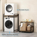 3-Tier Bathroom Room Shelf Washing Machine Storage Utility Rack Over The Toilet Washer Dryer Storage Bathroom Organizer Rack Space Saving Shelving Units Clothes Dryers Shelf by CozyNest Decor