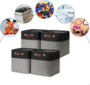 DULLEMELO 11x11 Cube Storage Bins for Cube organizer, Foldable Cube Storage Bins Baskets for Organizing Home Office Closet Shelves Toy Nursery,Fabric Cube Baskets Bin for Home organization by TinyTreasures Baby Boutique