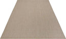 Adiva Rugs Outdoor Indoor Area Rug, Weather Resistant, Easy to Clean, Stain Resistant Floor Mat for Dining Room, Backyard, Deck, Patio (Natural Beige, 2' x 3') by CozyNest Decor