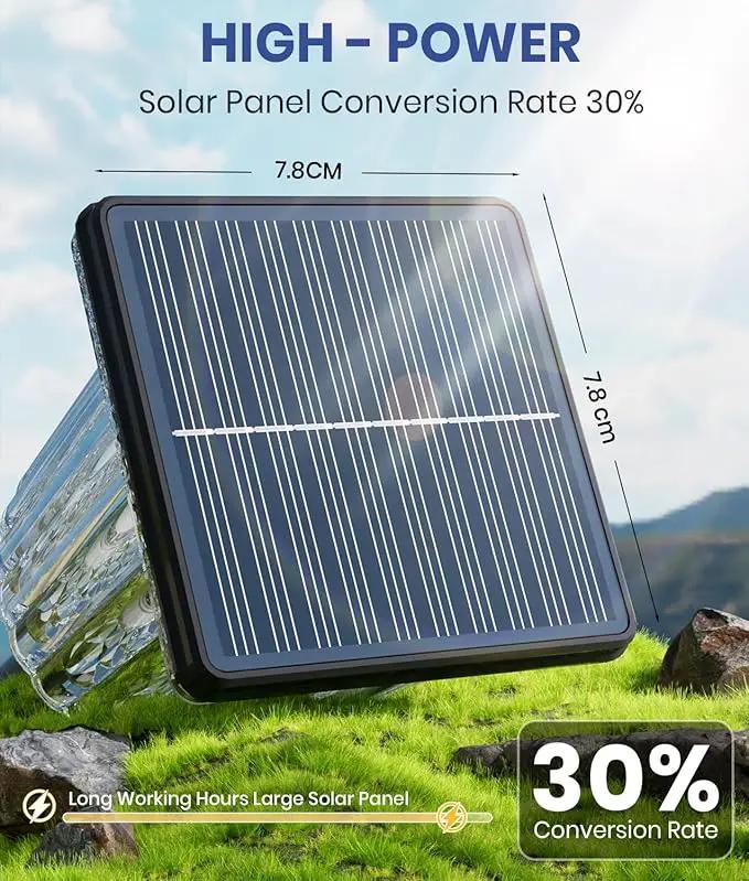 Super Bright Solar Pathway Lights Outdoor Powered,Adjustable Warm&Cool White,Waterproof IP65 Garden Decor Landscape Lighting Outside for Yard/Patio/Walkway/Driveway/Landscape (Obsidian Black, 6 Pack), photo 2 of 6