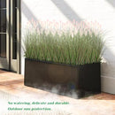 Artificial Grasses Plants Oudoor 12 Bunches Onion Grass Greenery with Plush Faux Fake Shrubs Plant Onion Wheat Grass for Outside Garden Indoor House Home Office Décor (Light Purple & Pink Plush by GreenHaven Gardens