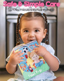 Interactive Sensory Soft Cloth Book, Educational Crinkle Quiet Activity Busy Book for Babies,Toddler Travel Toy Gift for Boys and Girls (I Want to Be) by TinyTreasures Baby Boutique