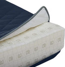 Classic Accessories Montlake FadeSafe Water-Resistant 25 x 22 x 4 Inch Wide Back Patio Quilted Lounge Cushion, Navy by GreenHaven Gardens