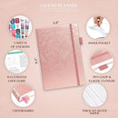 Legend Planner Daily for 3 Months – Undated Monthly Weekly & Daily Planner to Hit Goals. Organizer & Productivity Journal, A5 (Rose Gold) by TinyTreasures Baby Boutique
