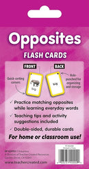 Teacher Created Resources Opposites Flash Cards by TinyTreasures Baby Boutique