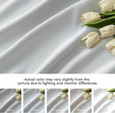 MIULEE Back Tab Light Blocking Curtains 84 Inch Length 2 Panels Set for Living Room Bedroom, Greyish White Rod Pocket/Pinch Pleated Thermal Insulated Room Darkening Blackout Curtains 84 Inches Long by TinyTreasures Baby Boutique
