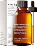 Gya Labs Eucalyptus Essential Oil for Diffuser - Huge 4 Fl Oz - 100% Pure Natural Eucalyptus Oil for Skin, Humidifier, Aromatherapy & Candle Making Scent by CozyNest Decor
