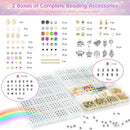 Gionlion Clay Beads Friendship Bracelet Making Kit, 72 Colors Preppy Clay A-Z Letter Number Beads & Charms Complete Jewelry Making Kit DIY Crafts Gift for Teen Girls by TinyTreasures Baby Boutique